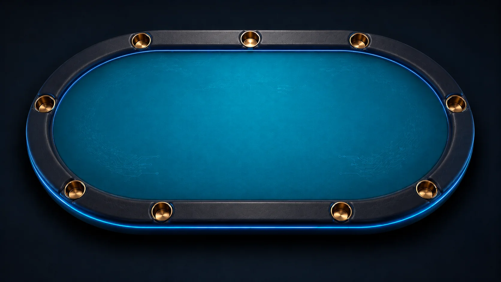 Playable poker table artwork